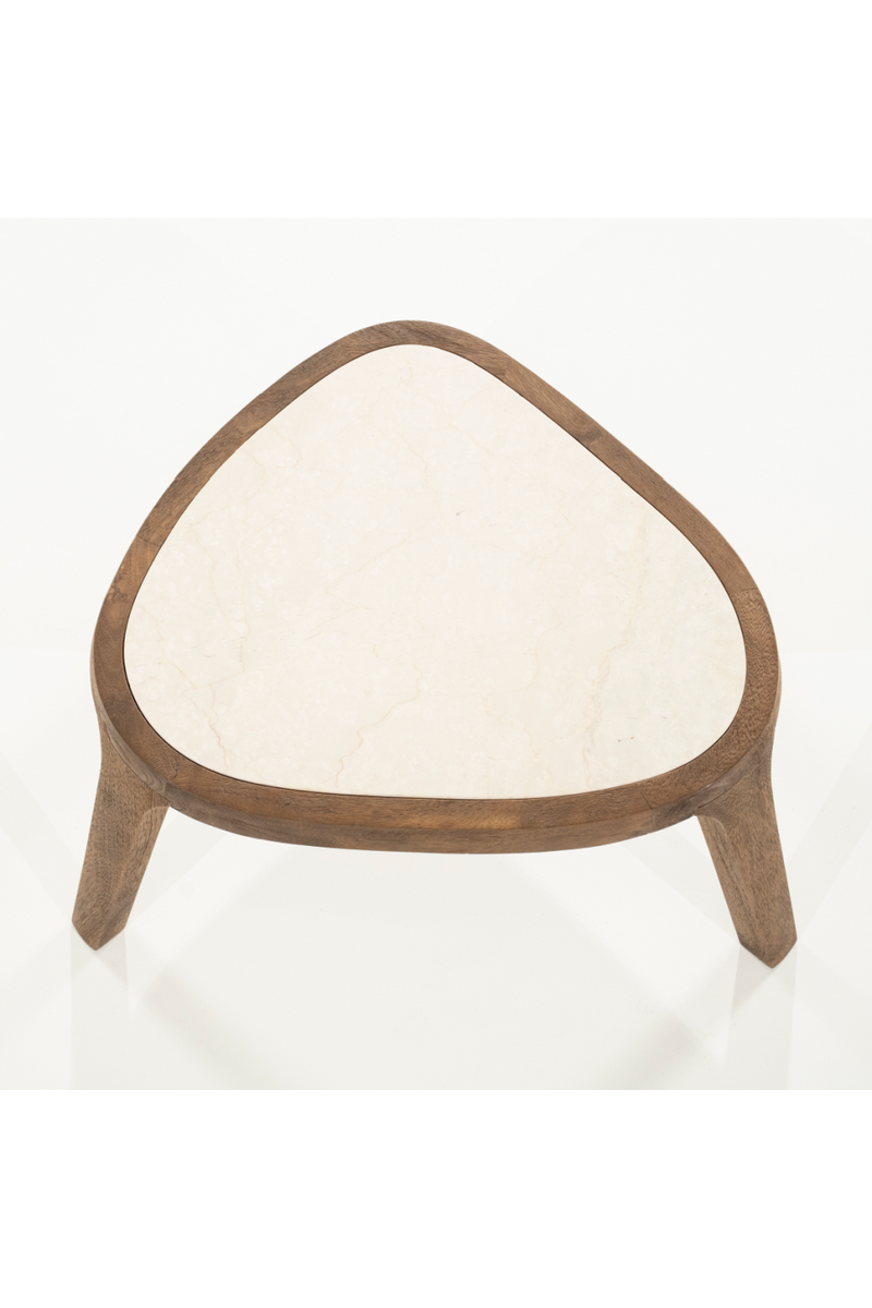 Mesa de Centro con Tablero de  Mármol Blanco | OROA Home Fred | Oroa.es