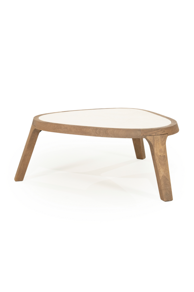 Mesa de Centro con Tablero de  Mármol Blanco | OROA Home Fred | Oroa.es