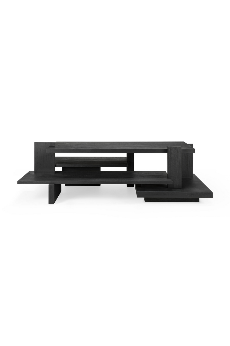 Mesa de Centro de Teca Negra | Ethnicraft Abstract | Oroa.es