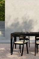 Silla de Comedor de Exterior de Teca Negra | Ethnicraft Bok | Oroa.es