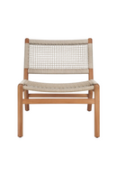 Sillón de Jardín de Teca y Cuerda de Fibra | Ethnicraft Jack Woven | Oroa.es