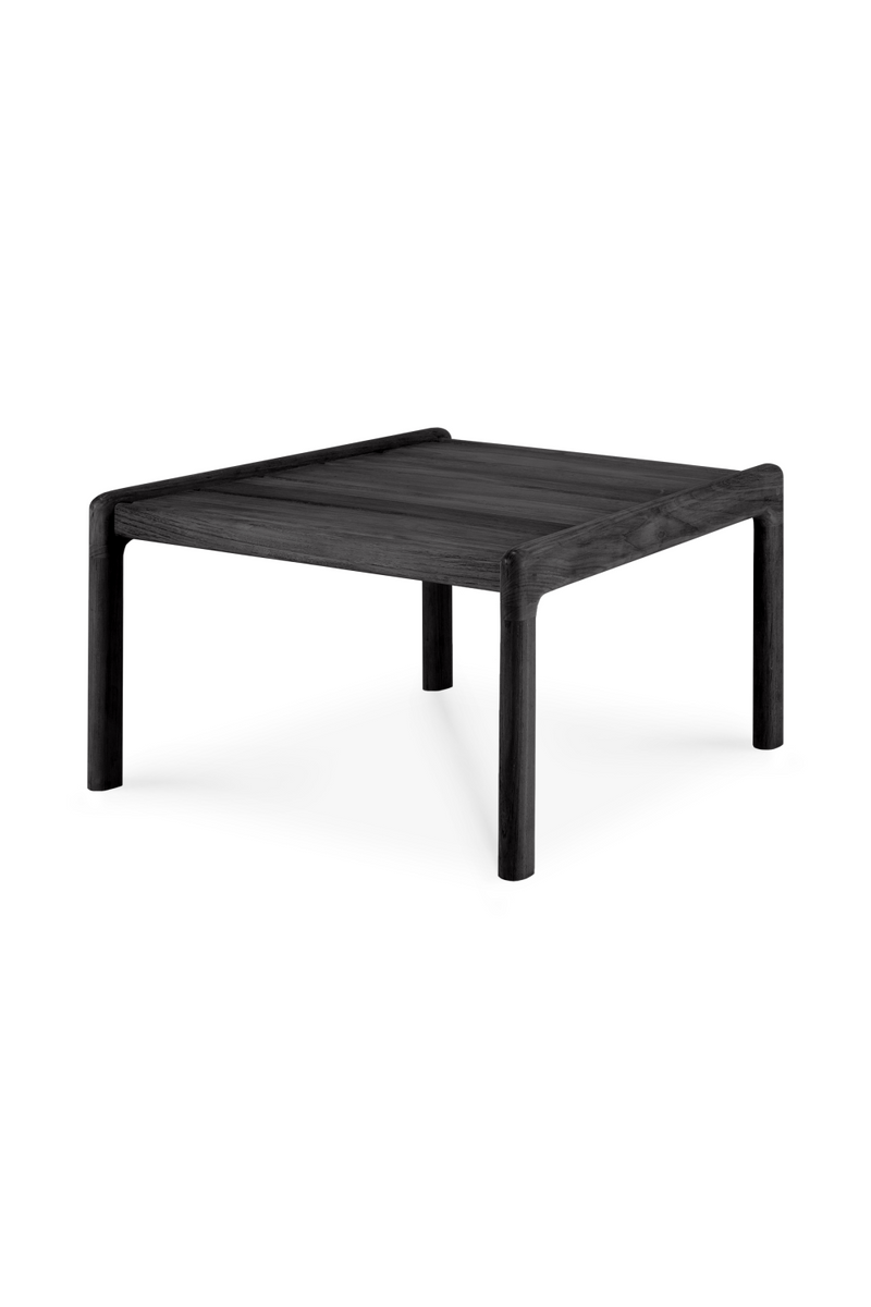 Mesa Auxiliar de Exterior de Teca Natural Negra | Ethnicraft Jack | Oroa.es