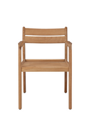 Silla de Comedor de Jardín de Teca con Reposabrazos | Ethnicraft Jack | Oroa.es
