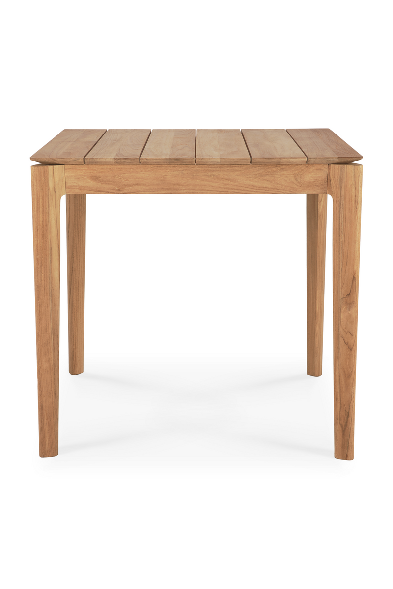 Mesa de Comedor Cuadrada Exterior de Teca Natural | Ethnicraft Bok | Oroa.es