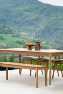 Silla de Comedor de Exterior de Teca | Ethnicraft Bok | Oroa.es