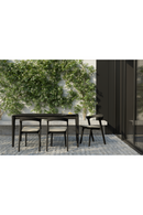 Silla de Comedor de Exterior de Teca Negra | Ethnicraft Bok | Oroa.es