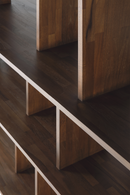 Estantería de Teca Marrón | Ethnicraft Irregular | Oroa.es