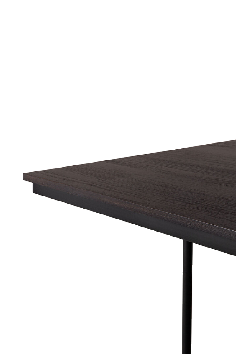 Mesa de Comedor en Teca Marrón Oscuro | Ethnicraft Tacet | Oroa.es