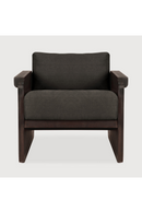 Sillón de Teca Marrón con Cojines | Ethnicraft Panel | Oroa.es