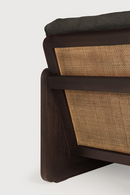 Sillón de Teca Marrón con Cojines | Ethnicraft Panel | Oroa.es