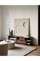 Mueble de TV de Teca Marrón (2 Cajones) | Ethnicraft Kabuki | Oroa.es