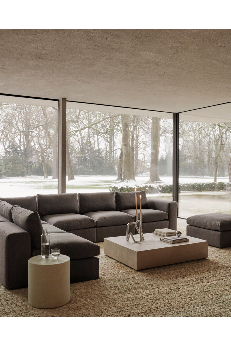 Sofá Modular Gris Oscuro | Ethnicraft Mellow | Oroa.es