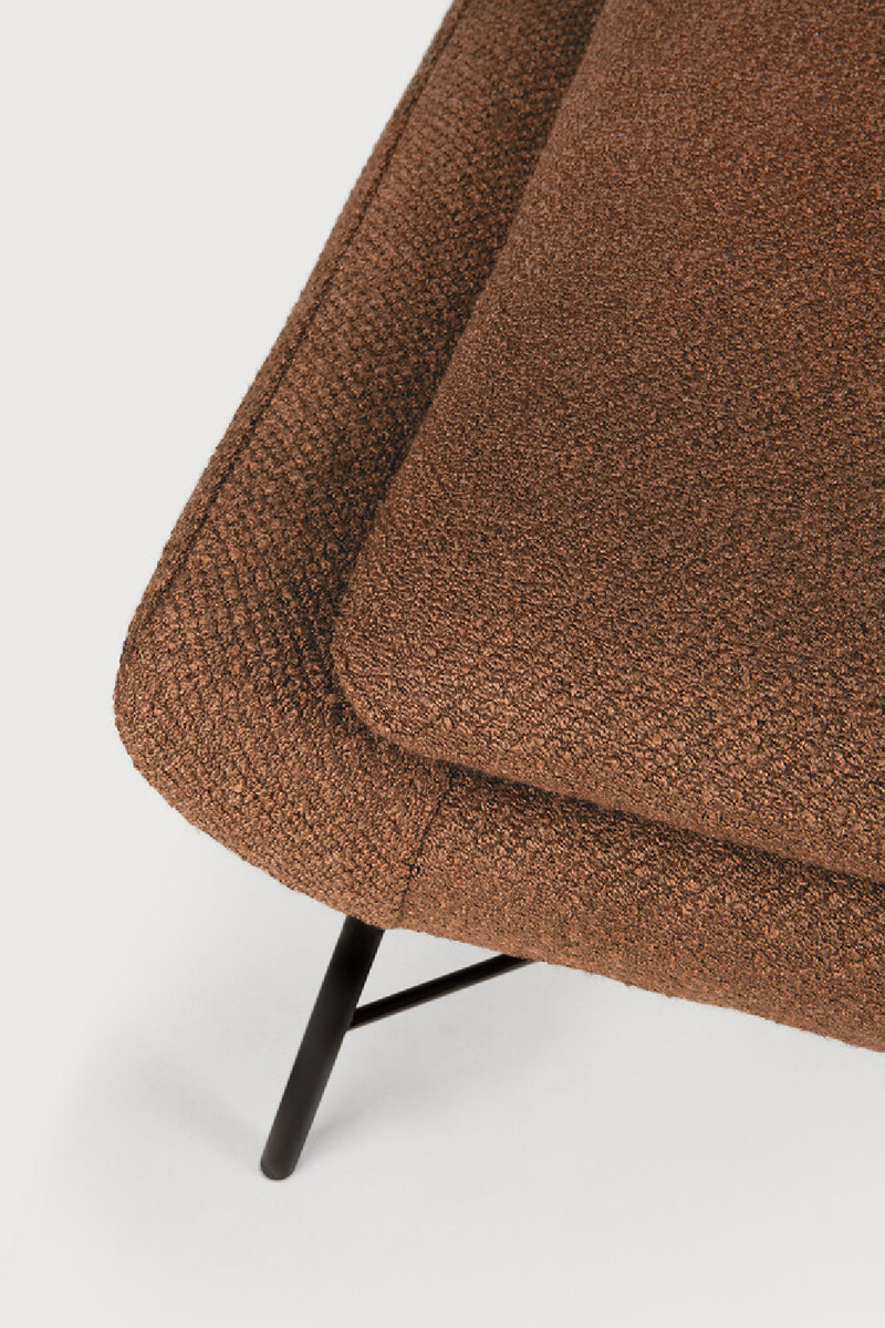 Reposapiés Tapizado Inspirado en los Años 50 | Ethnicraft Barrow | Oroa.es