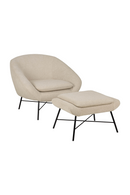 Reposapiés Tapizado Inspirado en los Años 50 | Ethnicraft Barrow | Oroa.es