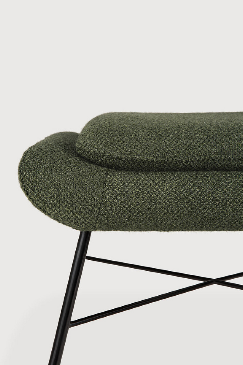 Reposapiés Tapizado Inspirado en los Años 50 | Ethnicraft Barrow | Oroa.es