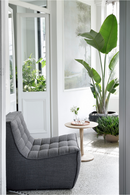 Sofá Modular Gris Oscuro | Ethnicraft N701  | Oroa.es