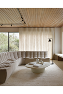 Sofá de Esquina Modular de Tapizado Ecru | Ethnicraft N701 | Oroa.es