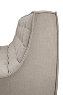 Sofá Modular de Tapizado Ecru | Ethnicraft N701 | Oroa.es