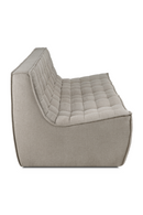 Sofá Modular de Tapizado Ecru | Ethnicraft N701 | Oroa.es