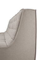 Sofá Modular de Tapizado Ecru | Ethnicraft N701 | Oroa.es