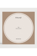 Bandeja de Vidrio Serigrafiado Redonda | Ethnicraft Angle L | Oroa.es