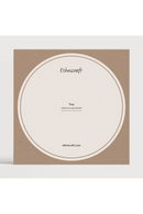 Bandeja de Vidrio Organic Bronce Redonda | Ethnicraft Linear Flow L | Oroa.es