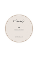 Bandeja de Vidrio Serigrafiado Redondo | Ethnicraft Second Nature | Oroa.es