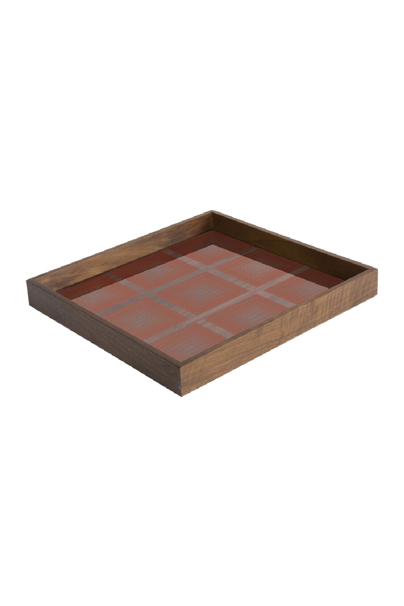 Bandeja de Vidrio Cuadrada Lineal | Ethnicraft Squares S | Oroa.es