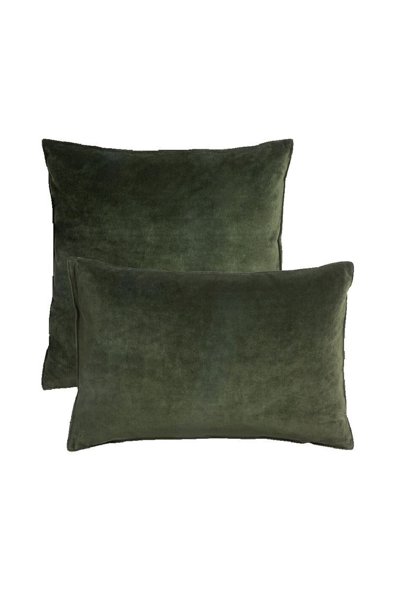 Cojín Lumbar Bosque Verde con Funda y Relleno | Ethnicraft Velvet | Oroa.es