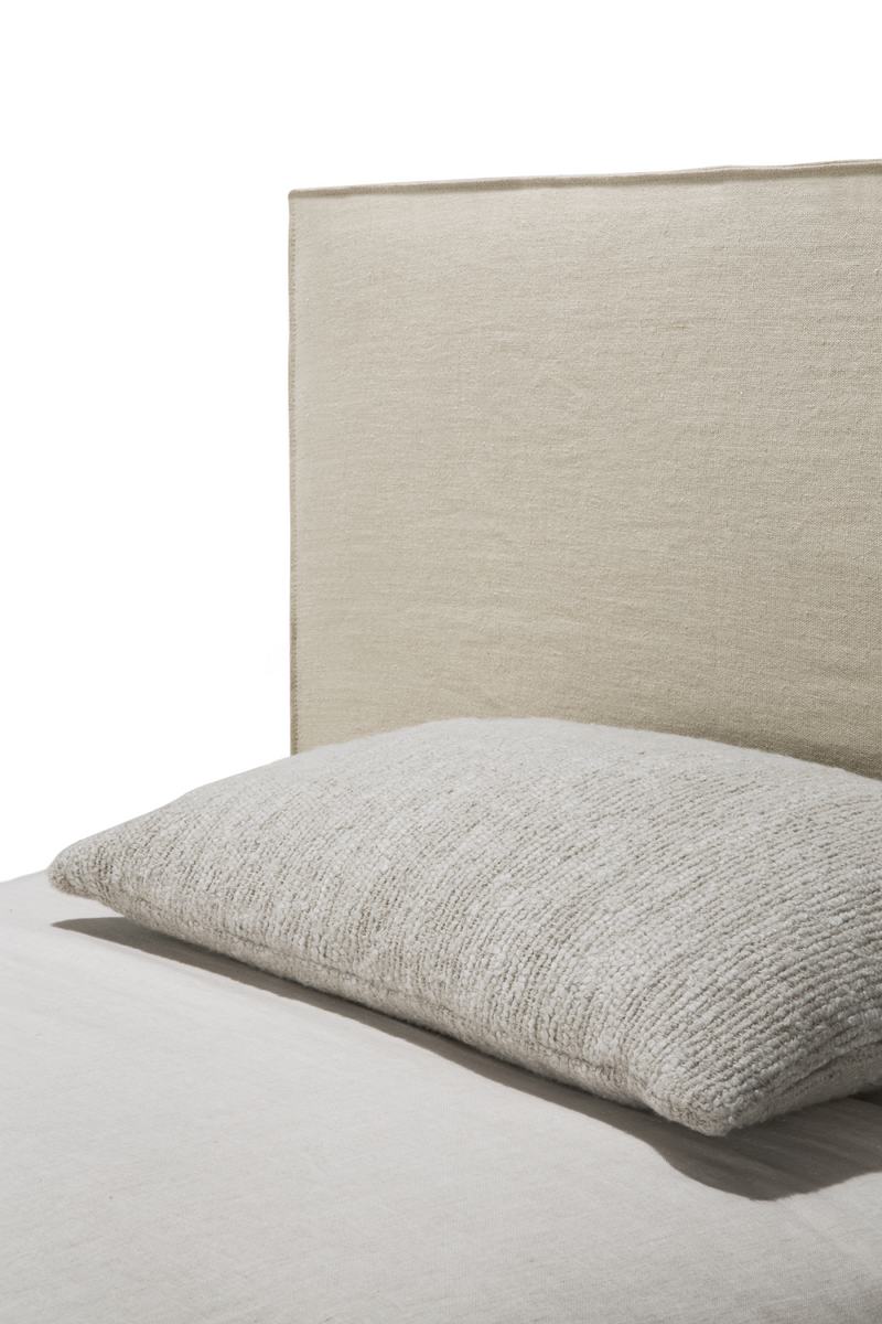 Estructura y Cabecero de Cama Beige | Ethnicraft Revive | Oroa.es