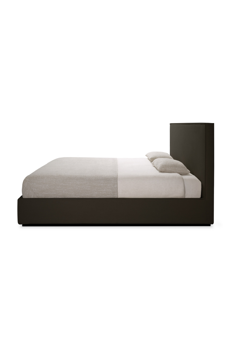 Cama con Cabecero de Lino Gris | Ethnicraft Revive | Oroa.es