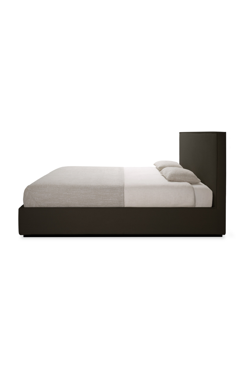 Cama con Cabecero de Lino Gris | Ethnicraft Revive | Oroa.es