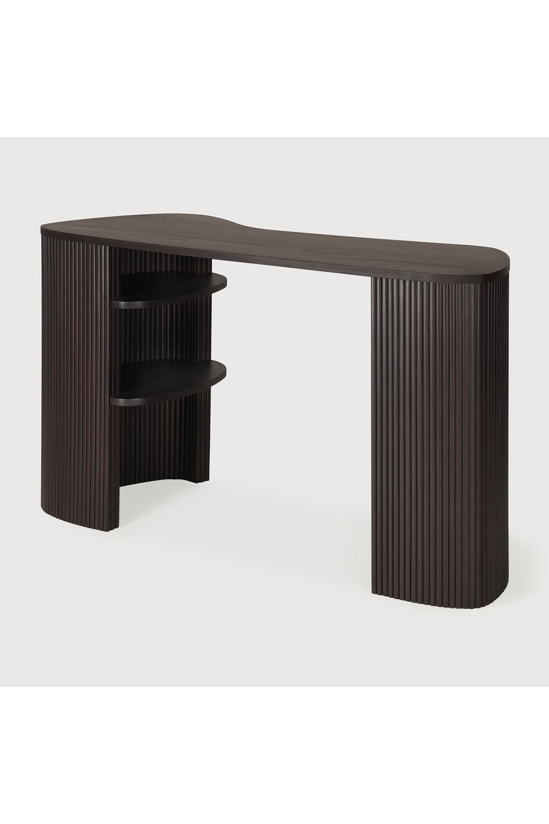 Escritorio de Caoba Marrón Oscuro | Ethnicraft Roller Max | Oroa.es