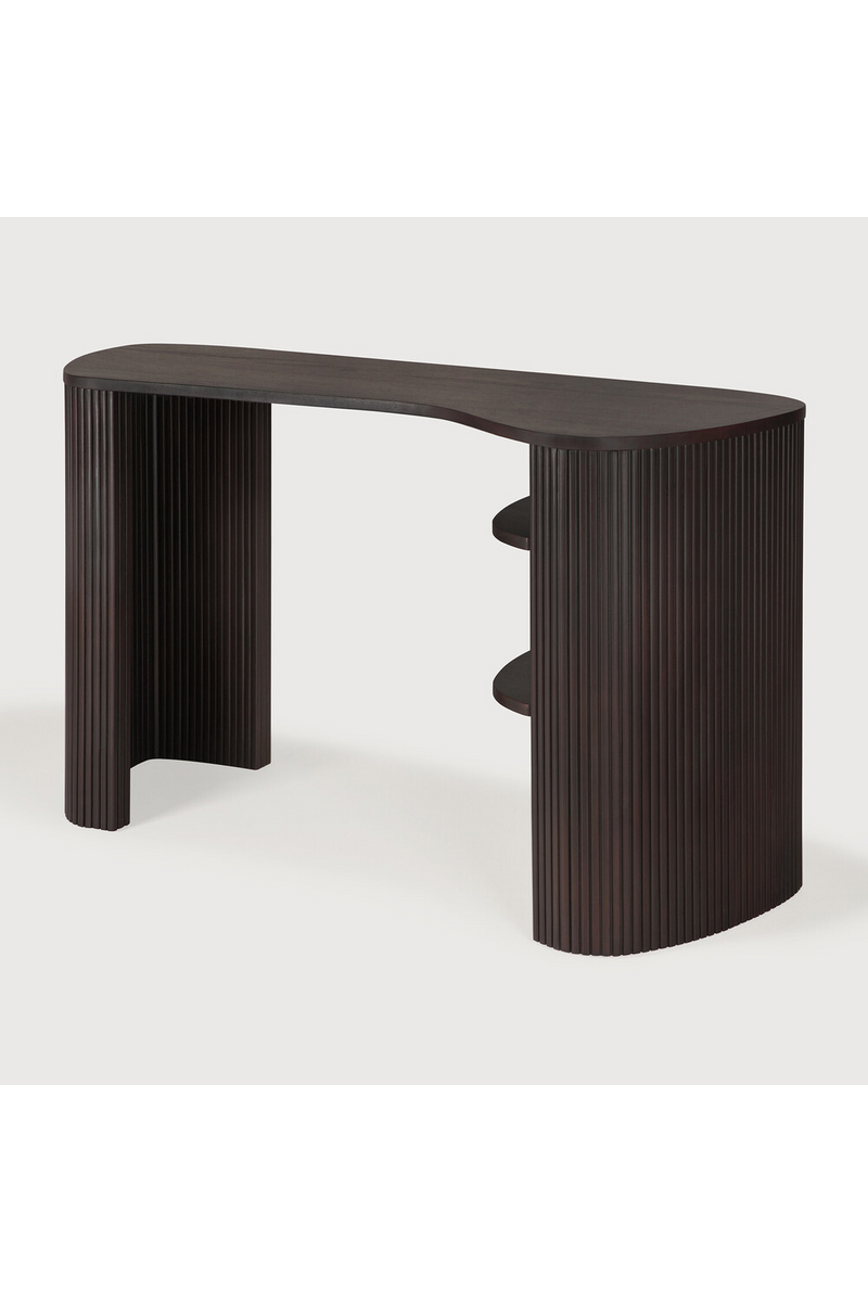 Escritorio de Caoba Marrón Oscuro | Ethnicraft Roller Max | Oroa.es