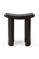 Taburete de Caoba Marrón Oscuro  | Ethnicraft Roller Max | Oroa.es