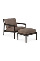 Reposapies Clásico Escandinavo de Caoba | Ethnicraft Jack | Oroa.es