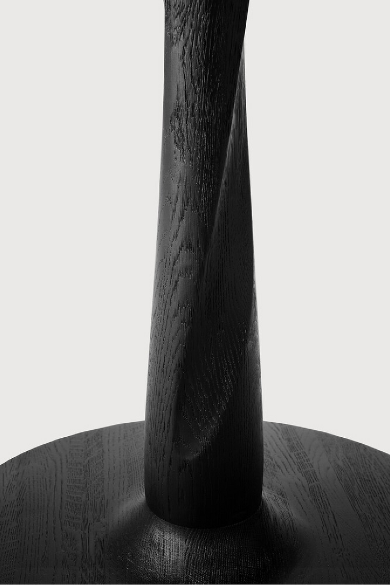 Mesa Redonda de Comedor de Roble Macizo | Ethnicraft Torsion | Oroa.es