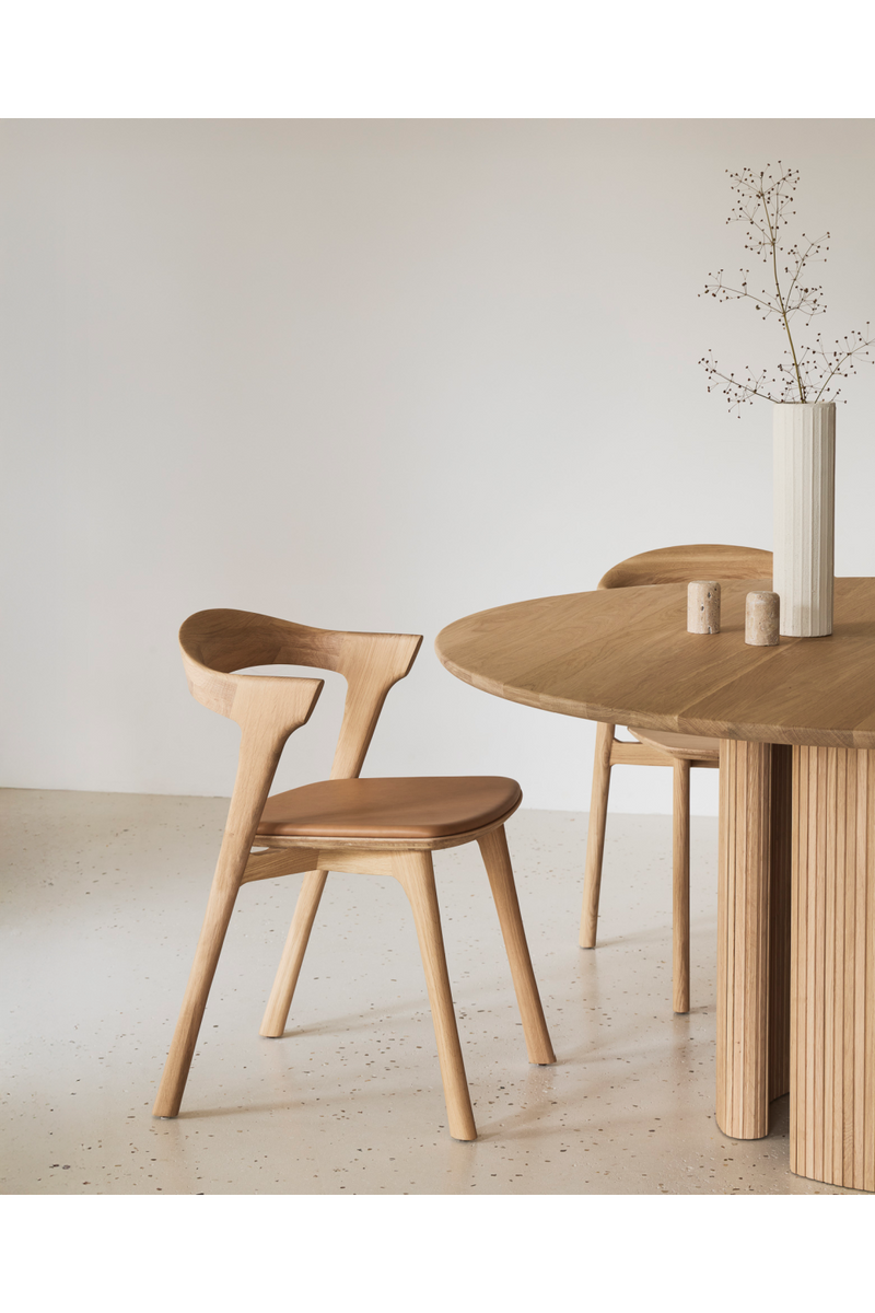 Mesa Redonda de Comedor de Caoba | Ethnicraft Roller Max | Oroa.es