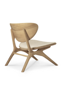Sillón de Roble con Cojín Blanco | Ethnicraft Eye | Oroa.es