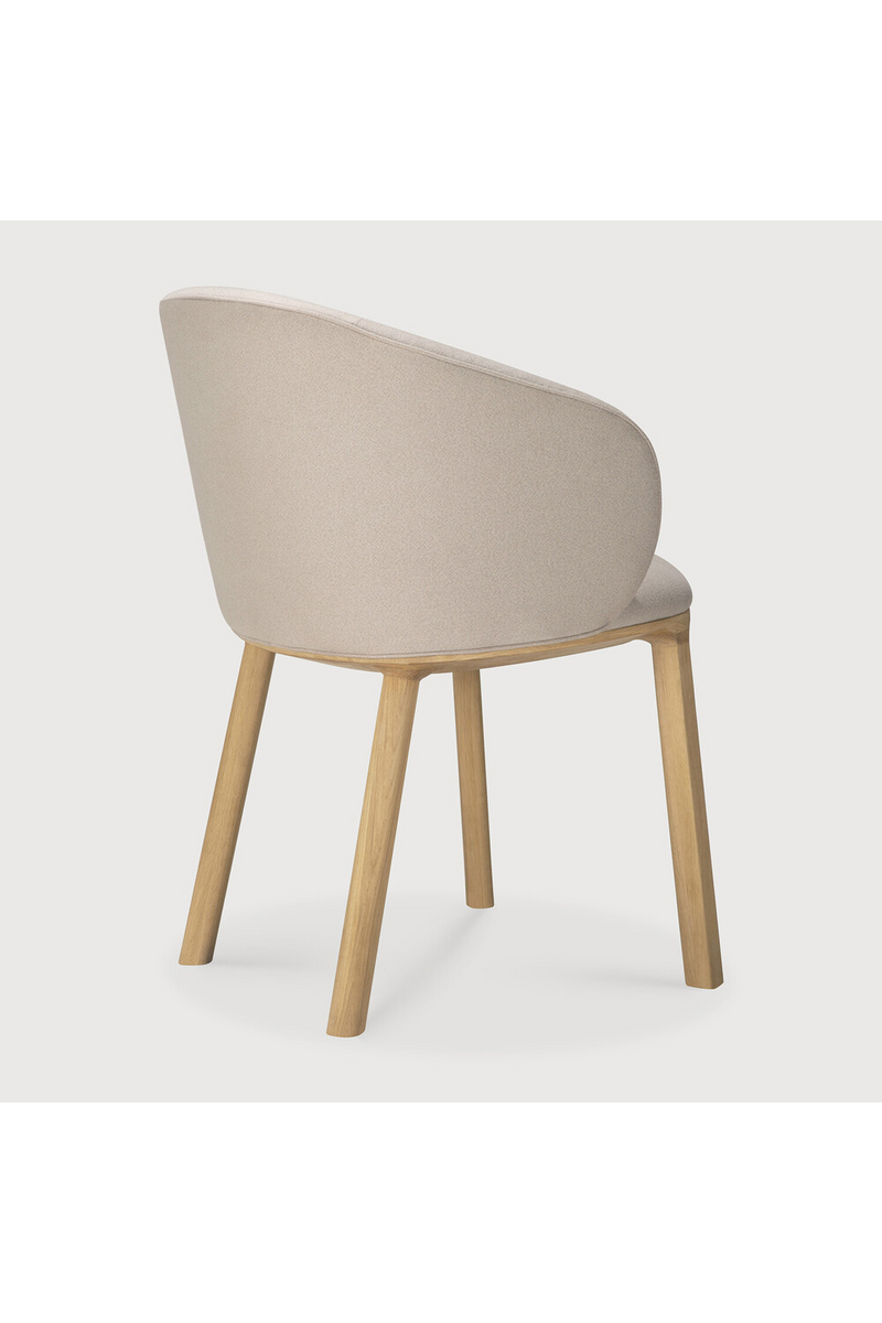 Silla de Comedor Tapizada de Roble | Ethnicraft Unda | Oroa.es
