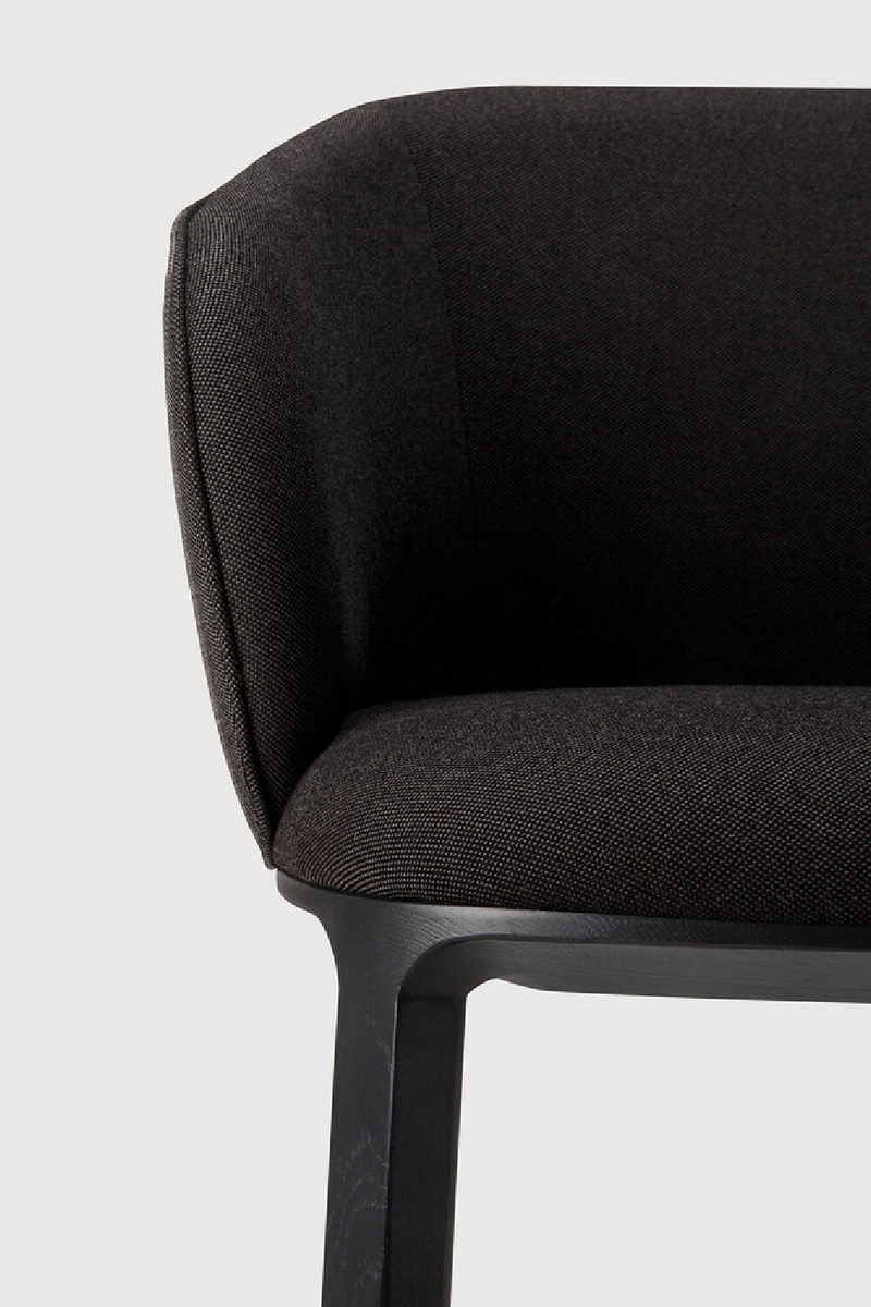 Silla de Comedor Tapizada de Roble | Ethnicraft Unda | Oroa.es