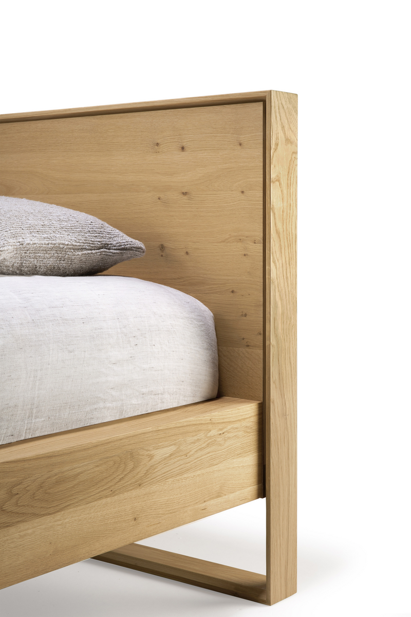 Cama de Roble Natural | Ethnicraft Nordic II | Oroa.es