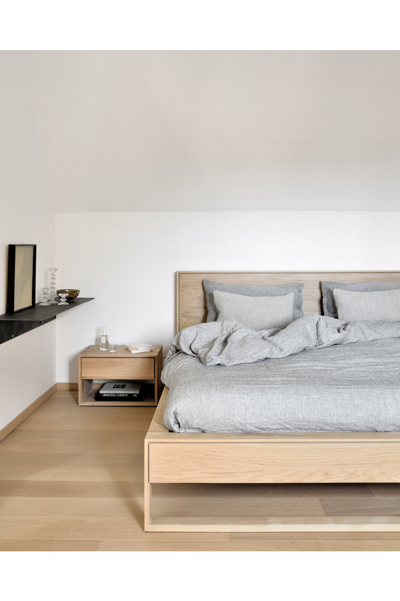 Cama de Roble Natural | Ethnicraft Nordic II | Oroa.es