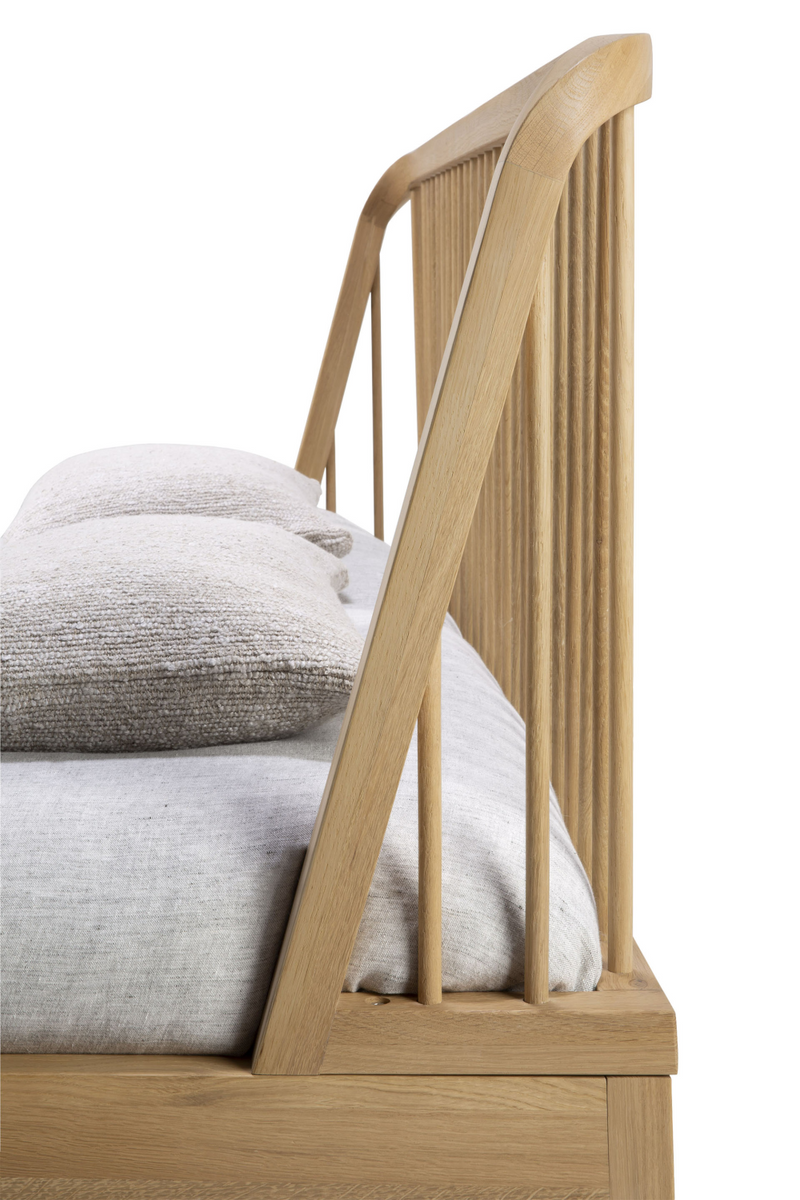 Cama de Roble Natural | Ethnicraft Spindle | Oroa.es