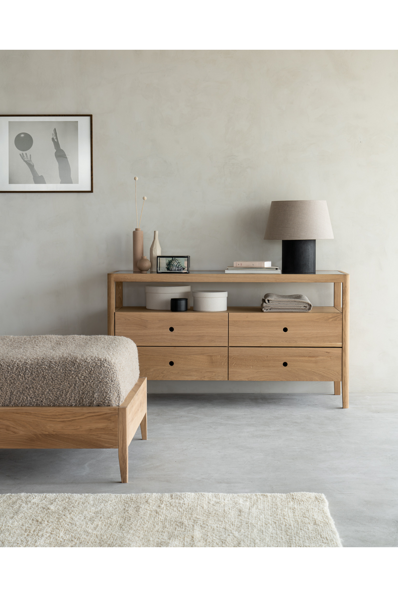 Cama de Roble Natural | Ethnicraft Spindle | Oroa.es