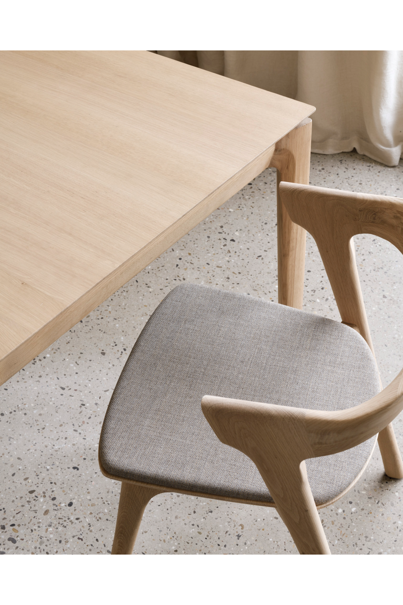 Silla de Comedor con Cojín Gris | Ethnicraft Bok | Oroa.es