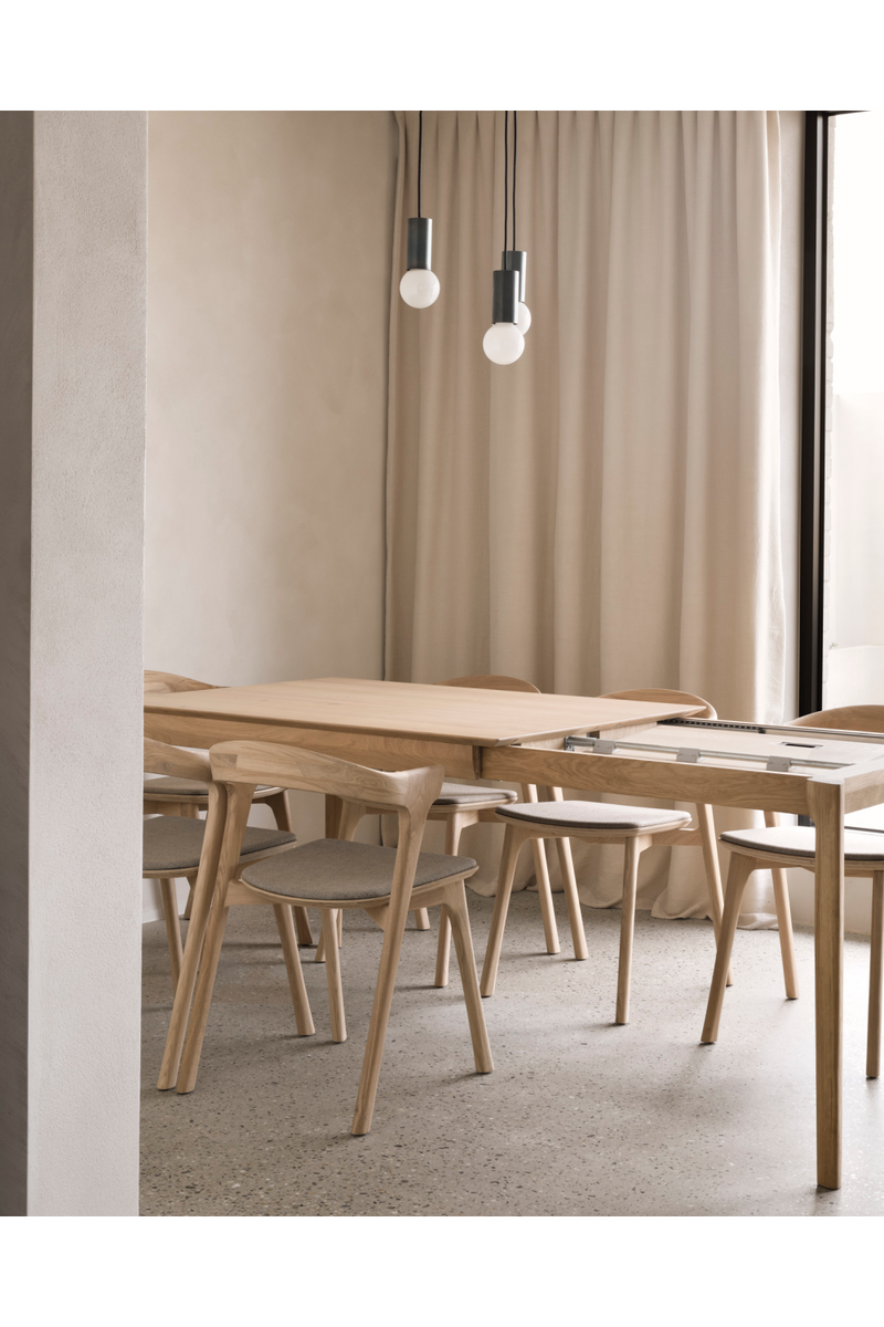 Silla de Comedor con Cojín Gris | Ethnicraft Bok | Oroa.es