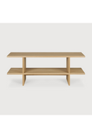 Mesa Auxiliar de Teca Barnizada | Ethnicraft Kabuki | Oroa.es