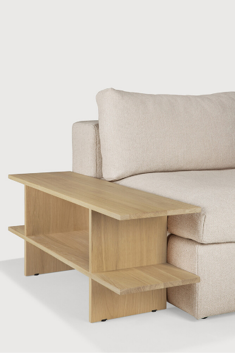 Mesa Auxiliar de Teca Barnizada | Ethnicraft Kabuki | Oroa.es