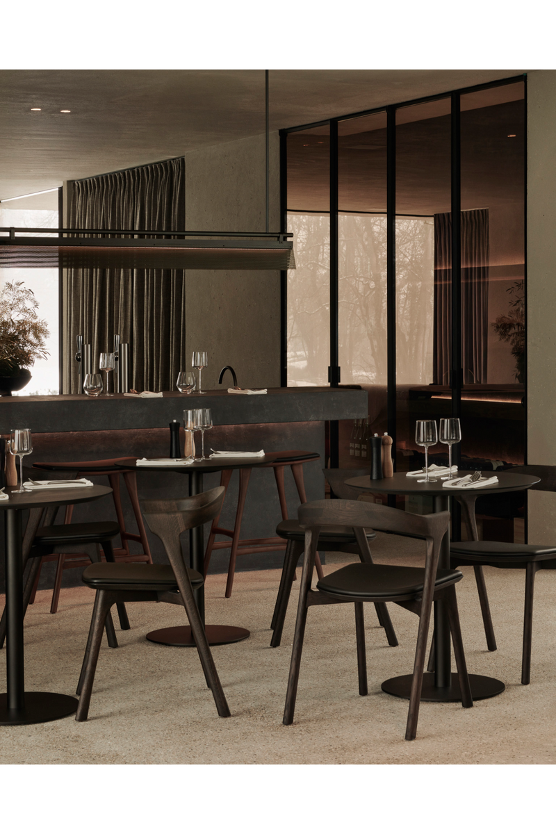 Mesa Redonda de Comedor con Pedestal | Ethnicraft Blend | Oroa.es